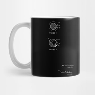 Practice Golf Ball Vintage Patent Hand Drawing Mug